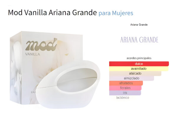 Ariana Grande Vainilla Eau de Parfum 100ml – Delicia Aromática con un Toque Elegante