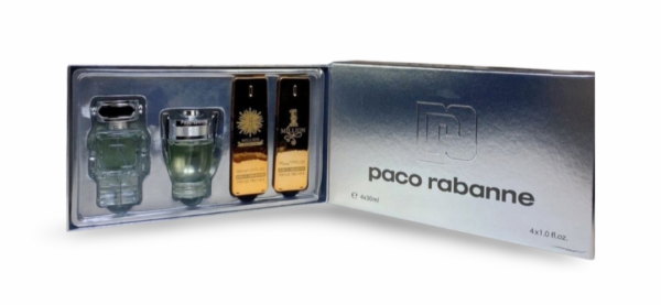 One Million Paco Rabanne Set 4x30 ml – Lujo y Seducción en Cada Gota