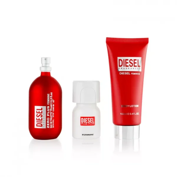 Diesel Zero Plus Travel Woman  SET 3 Pcs